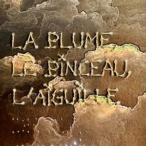 Photographie, La plume, le pinceau, l'aiguille, Sophie Lavine