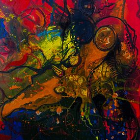 Painting, Untitled - 21st Century, Contemporary, Abstract, Modern Art, Colour, Acrylic, Ogunniyi Oluwatosin