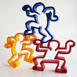 Sculpture, Trio de boys Haring, SpyDDy