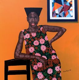 Peinture, State of Mind - 21st Century, Contemporary, Figurative Portrait, Africa, Women, Oyeleye Feranmi