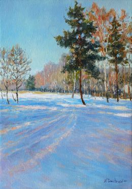 Peinture, Shadows Of Sunny February, Nikolay Dmitriev