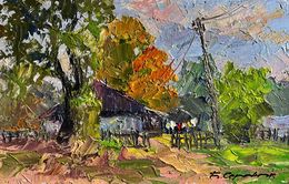 Gemälde, September day, Boris Serdyuk