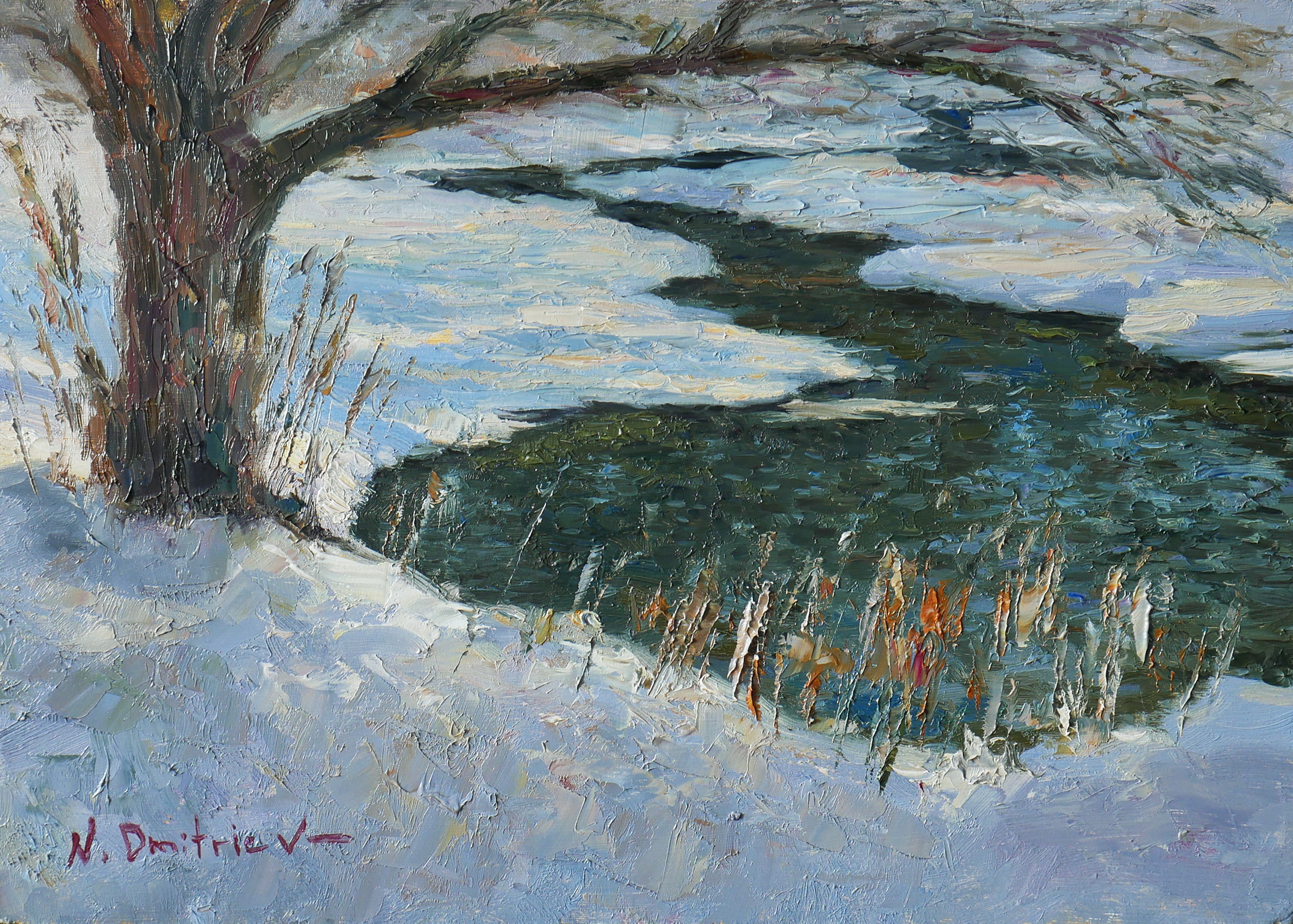 Nikolay Dmitriev, The Winter Backwater Nikolay Dmitriev, The Winter Backwater
