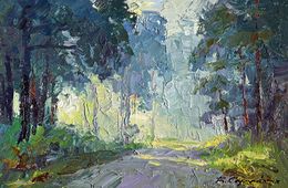 Painting, Morning rays of the sun, Boris Serdyuk