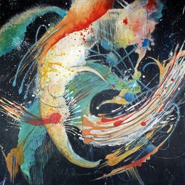 Painting, Celebration, B. Chrisse Harwanko