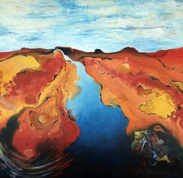 Peinture, Finding Peace In Chaos, B. Chrisse Harwanko