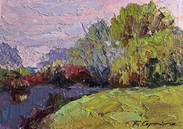 Gemälde, Hot August day, Boris Serdyuk