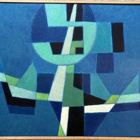 Gemälde, Nuit bleue, Jorj Morin