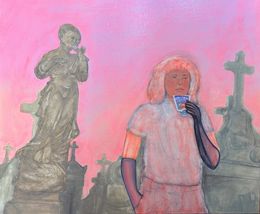 Gemälde, Sarah et les fantômes, Chloé Kaemmerer