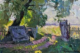 Gemälde, The beginning of a summer day, Boris Serdyuk