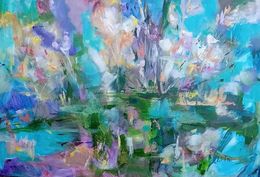 Painting, Jardin secret des souvenirs, Liliya Tapponnier