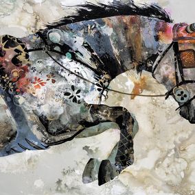 Gemälde, Passage Abstrait, Éric Robitaille