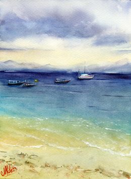 Peinture, Bali Beach Seascape, MKate