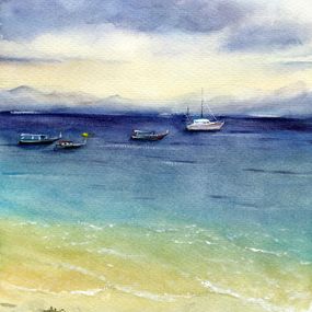 Gemälde, Bali Beach Seascape, MKate