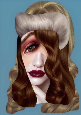 Print, The Illusionist’s Veil, Sephora Venites