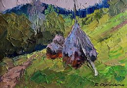 Gemälde, Path to the mountains, Boris Serdyuk