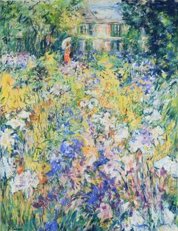 Gemälde, Le jardin de Monet à Giverny, Rose Barbe