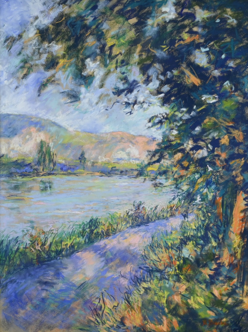 Rose Barbe, La Seine aux Andelys Rose Barbe, La Seine aux Andelys