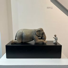 Sculpture, Omaggio a Colbert  Mini, Stefano Bombardieri