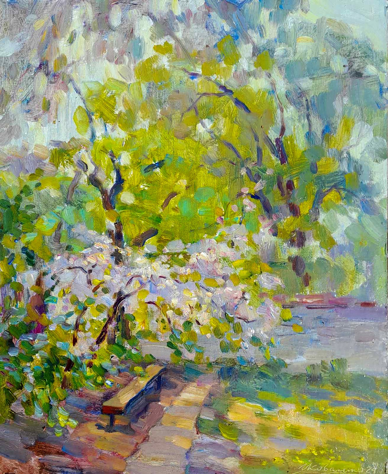 Kovalenko Ivan, Gatherings in the garden Kovalenko Ivan, Gatherings in the garden