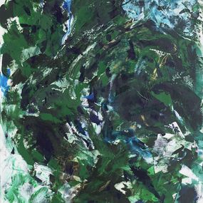 Gemälde, Green Aquatic, BryneV_Art