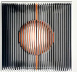 Print, Orange filled Moon II, Jose Margulis