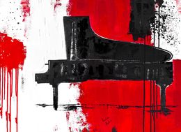 Painting, Echoes of a Grand Piano, Kristina Mallen