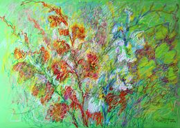 Gemälde, Gladiolus, Rakhmet Redzhepov (Ramzi)