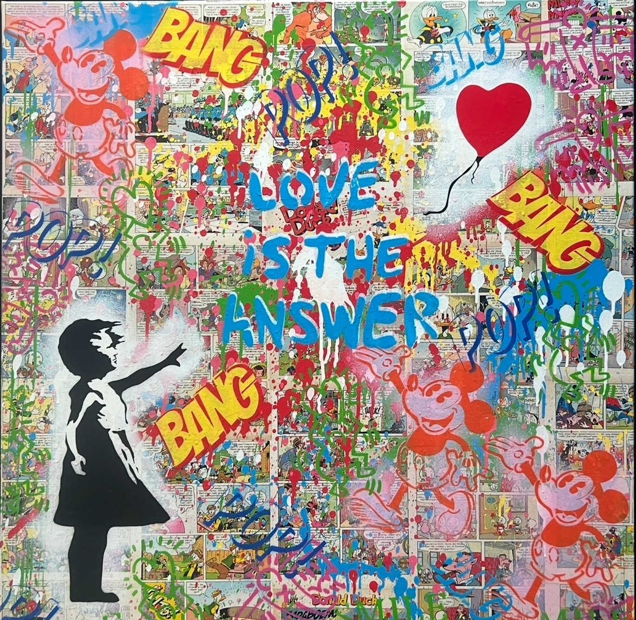 Koen Betjes, Girl with Balloon x POP x Love is the Answer Koen Betjes, Girl with Balloon x POP x Love is the Answer