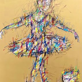 Peinture, Collection Ballerina or, KiKo