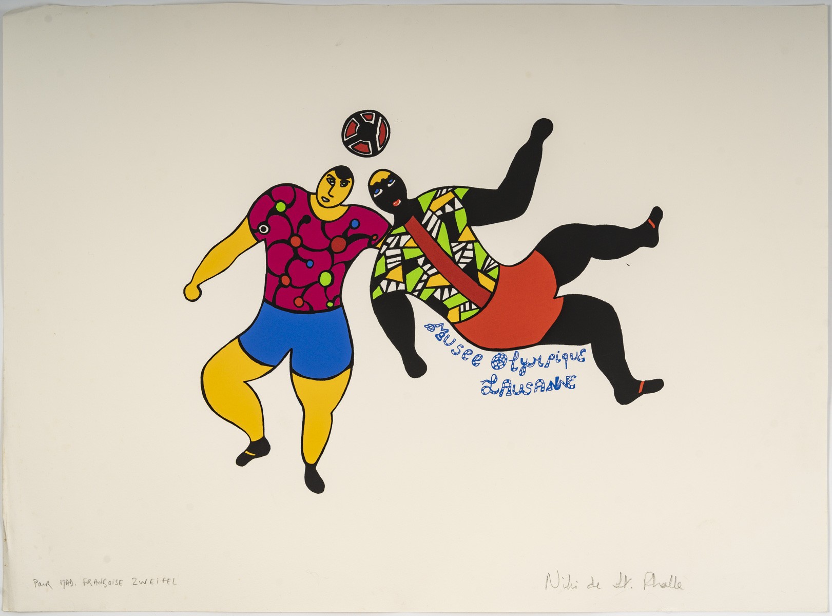 Niki de Saint Phalle, Les Footballeurs, Musée de Lausanne Niki de Saint Phalle, Les Footballeurs, Musée de Lausanne