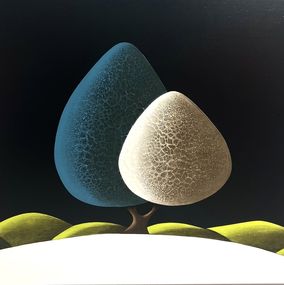 Peinture, Les arbres 05.03.25, Laurent Bouro