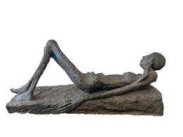 Sculpture, L'endormie aux tresses, Marc Petit