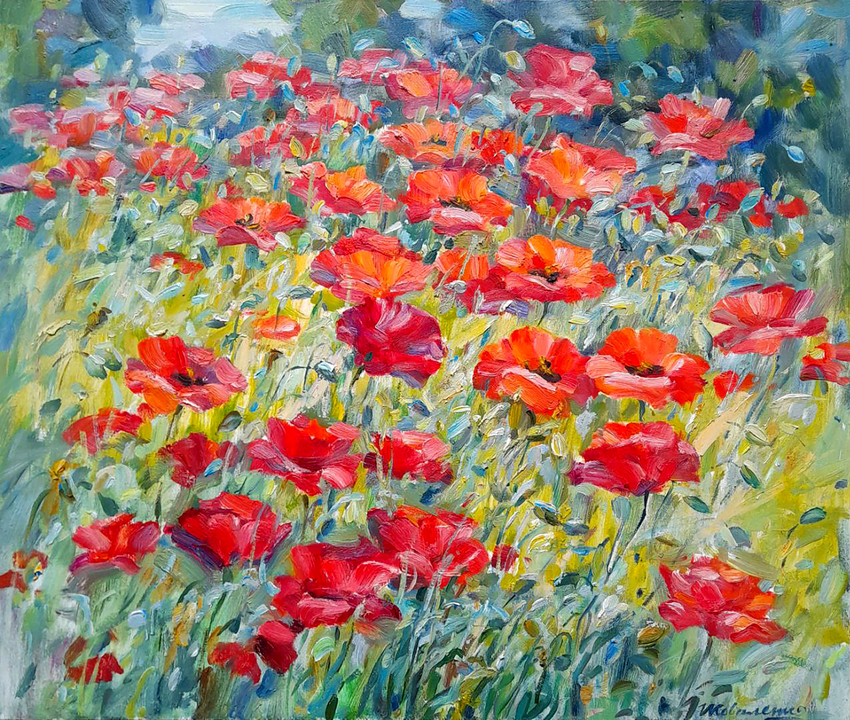 Kovalenko Ivan, Poppies in the fields Kovalenko Ivan, Poppies in the fields