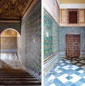 Photography, Tesoros Del Sevilla and Pasillo De Mudejar, Diptych, Celia Rogge