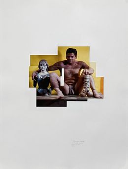 Photography, Entre dos Iconos. From The series Buscando Mamá., Celso Castro