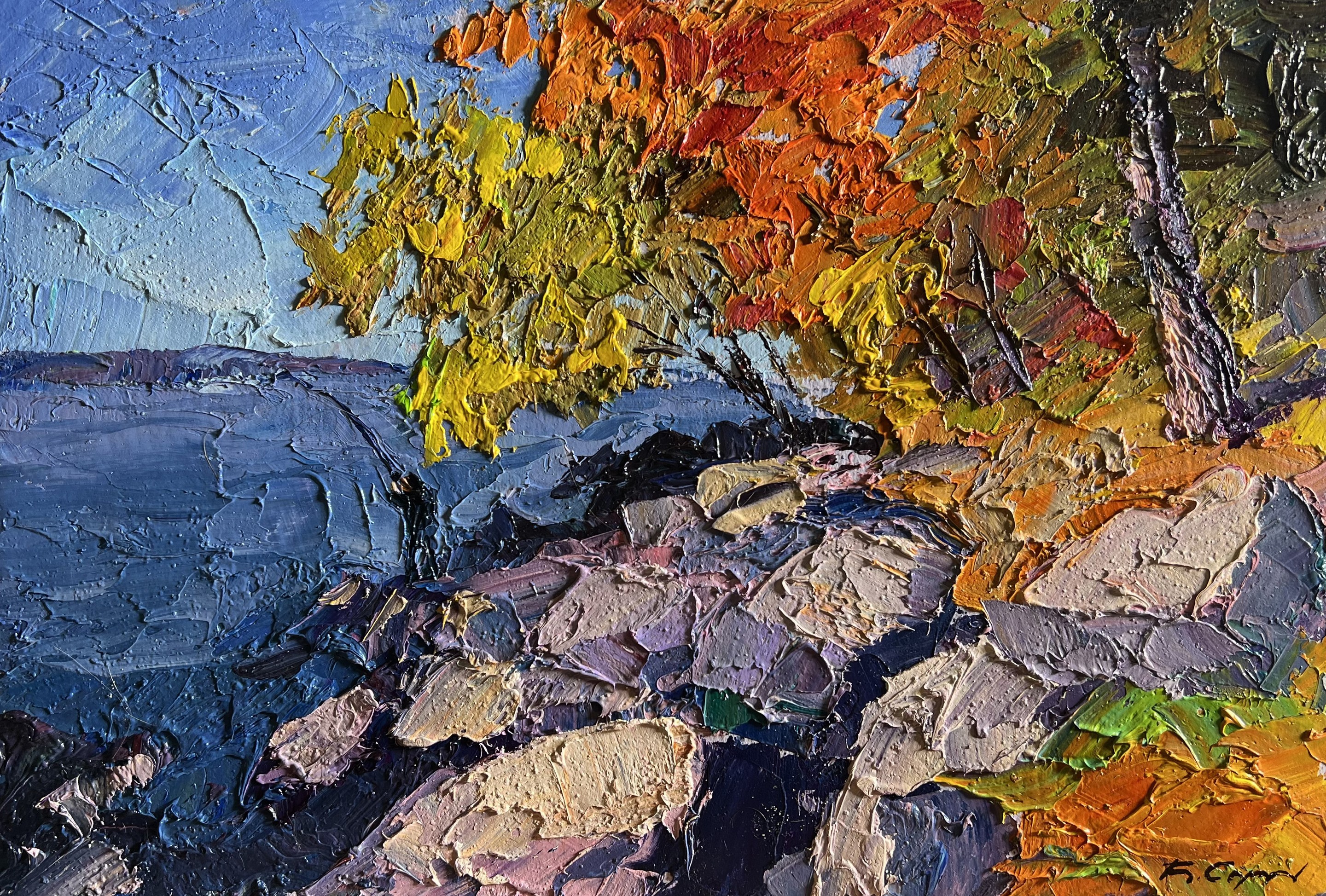Boris Serdyuk, Autumn fishing Boris Serdyuk, Autumn fishing