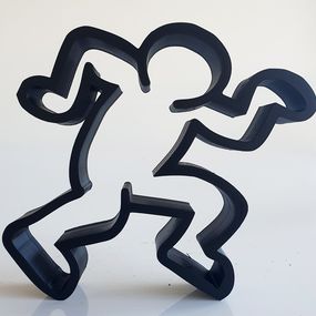 Escultura, Mini egyptian boy Haring black, SpyDDy