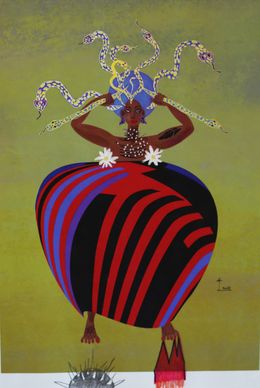 Gemälde, Queen Transforming Into Medusa, Kim Soo Young