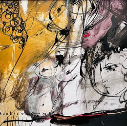 Peinture, Black and White Composition IX, Gor Avetisyan