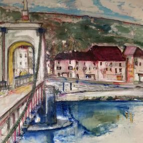 Painting, Seyssel, Frederic Weisz
