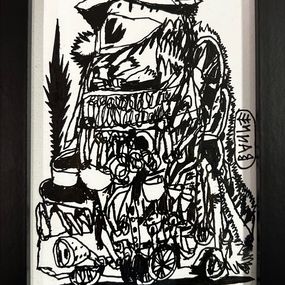 Fine Art Drawings, Monster Black 1, Bault