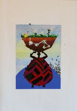 Peinture, Queen Holding up the Earth with Ants, Kim Soo Young