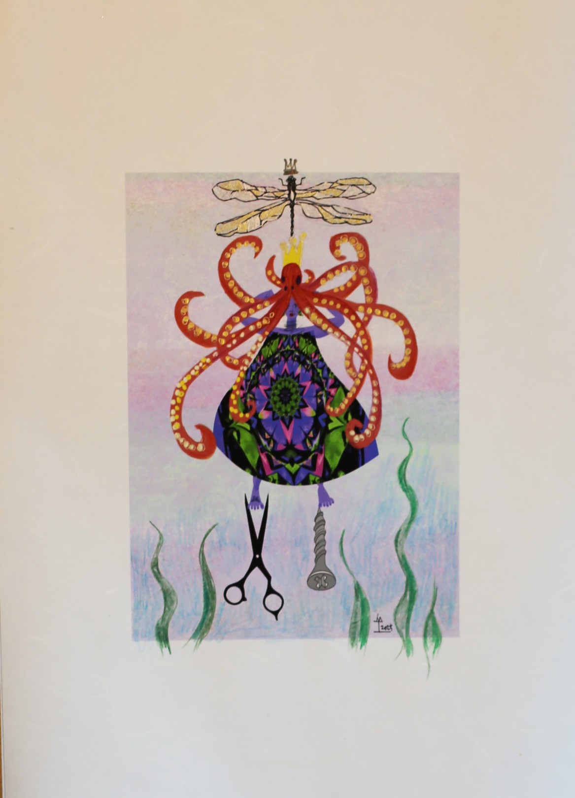 Kim Soo Young, Queen Wearing an Octopus Crown Kim Soo Young, Queen Wearing an Octopus Crown