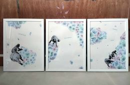 Fine Art Drawings, Lianes 1,2,3, Mathilde Neri