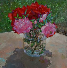 Gemälde, Roses in Sunlight, Kamo Ohanyan