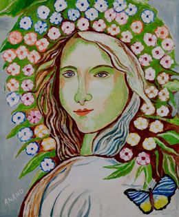 Gemälde, Floral harmony, Anand Manchiraju