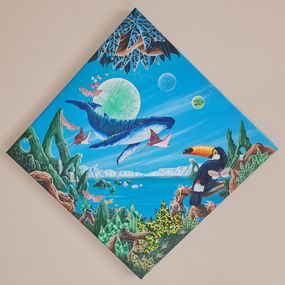 Painting, L'Envolée (2), Michel Baudry