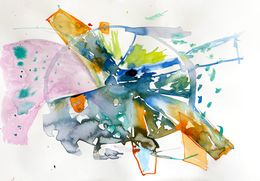 Painting, Etude de mouvement, Isabelle Marie
