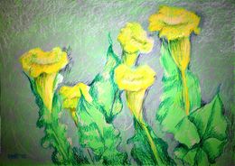 Gemälde, Flowers of Happiness, Rakhmet Redzhepov (Ramzi)